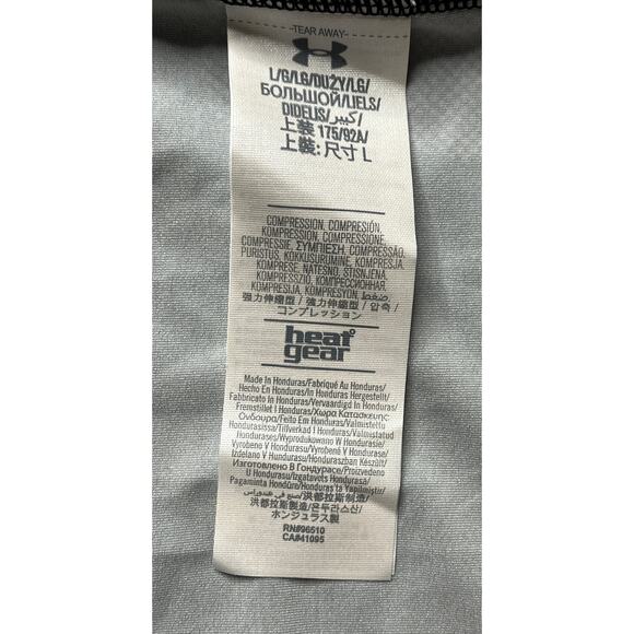 5-90 UNDER ARMOUR Men's Compression Top Camo Stars Gray Lg - Picture 8 of 13